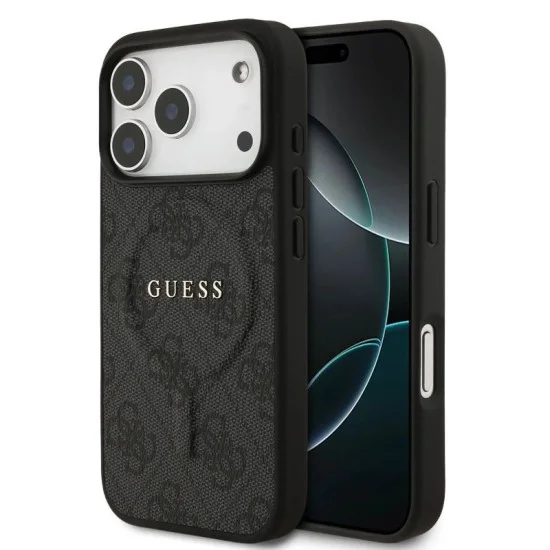 Guess Iphone 17 Pro Max Leather Case With 4G Support And Classic Logo